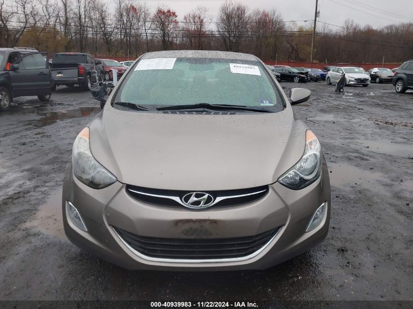 2013 Hyundai Elantra Gls VIN: 5NPDH4AE9DH321006 Lot: 40939983