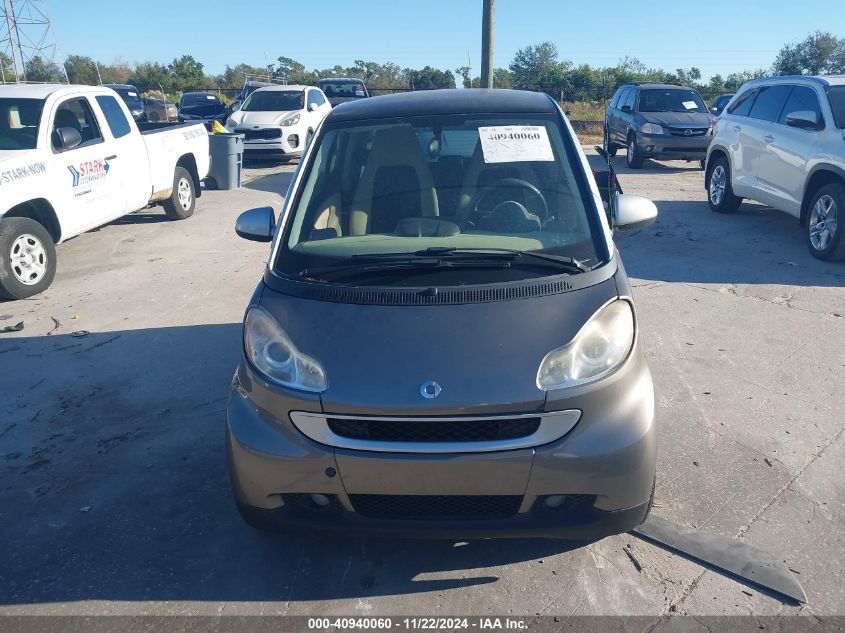 2010 Smart Fortwo Passion/Pure VIN: WMEEJ3BA6AK342425 Lot: 40940060