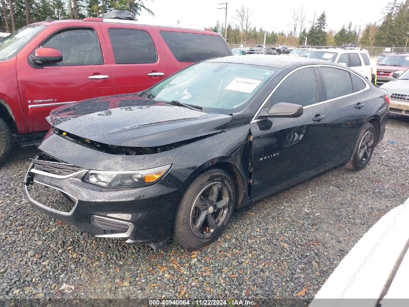 VIN 1G1ZB5ST0JF220929 2018 CHEVROLET MALIBU 1LS