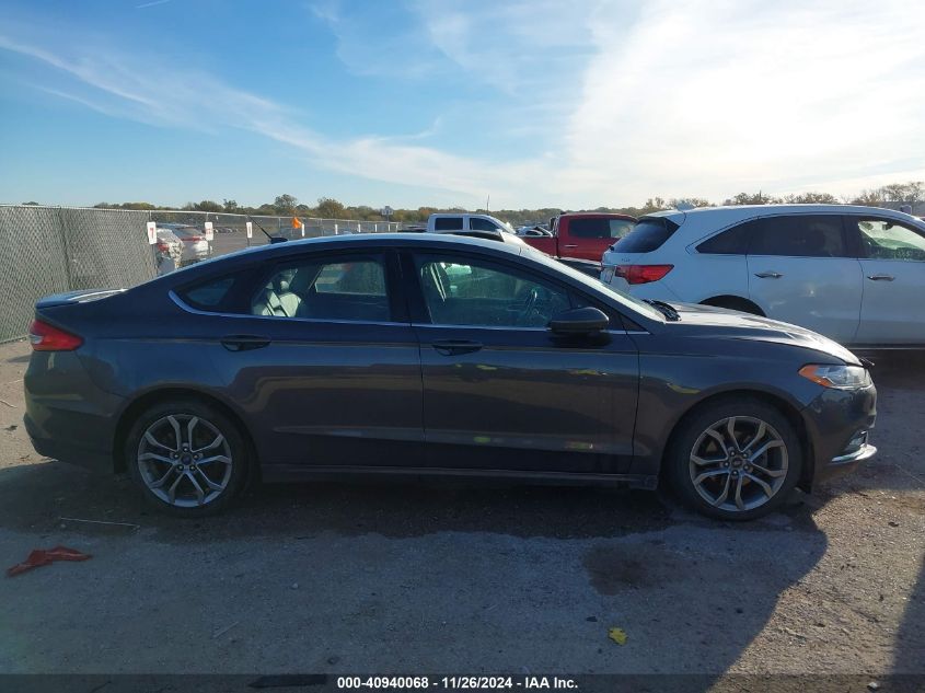 VIN 3FA6P0HD2HR178393 2017 Ford Fusion, SE no.13