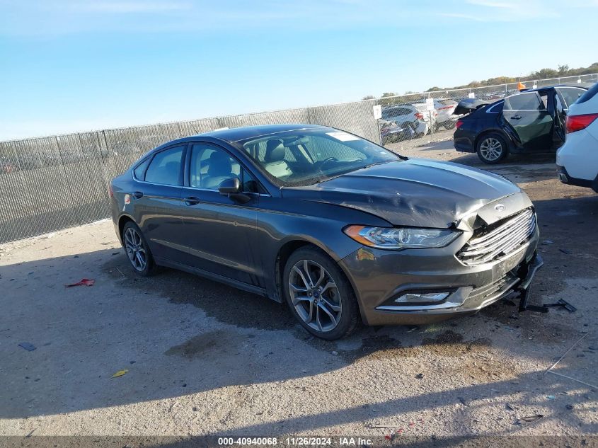 VIN 3FA6P0HD2HR178393 2017 Ford Fusion, SE no.1