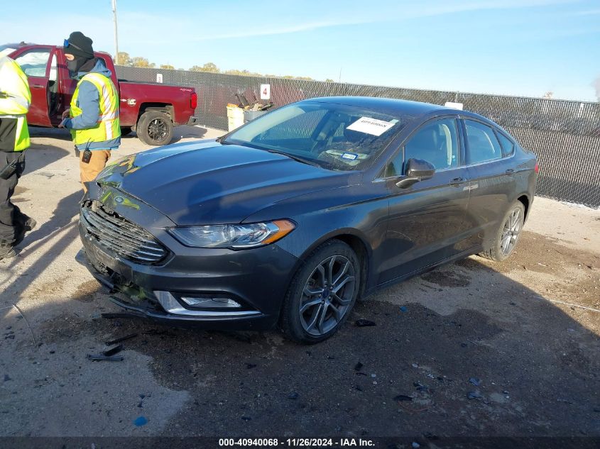 VIN 3FA6P0HD2HR178393 2017 Ford Fusion, SE no.2