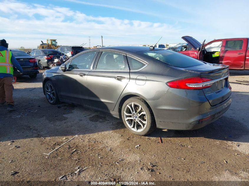 VIN 3FA6P0HD2HR178393 2017 Ford Fusion, SE no.3