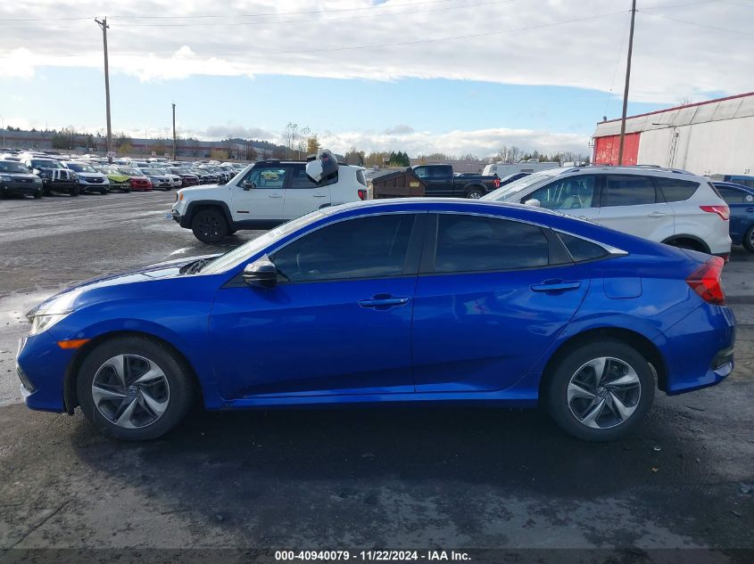 2020 Honda Civic Lx VIN: 19XFC2F61LE216508 Lot: 40940079