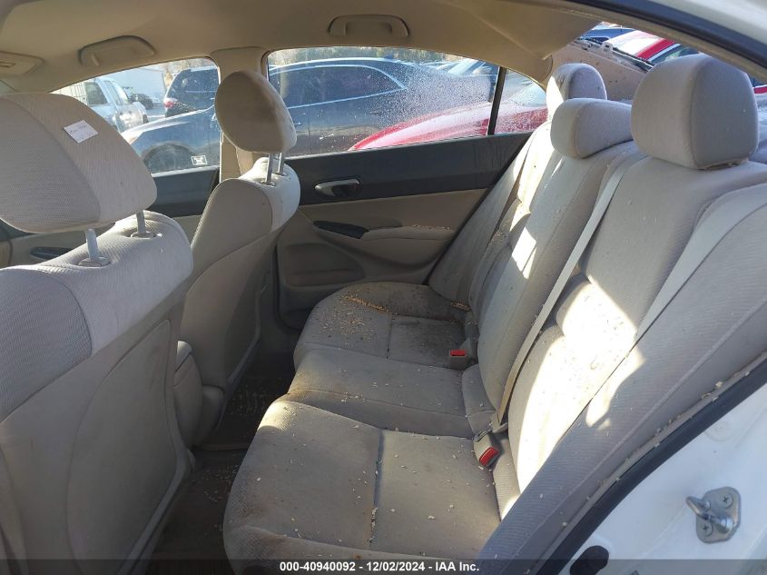 2009 Honda Civic Lx VIN: 19XFA16539E033014 Lot: 40940092