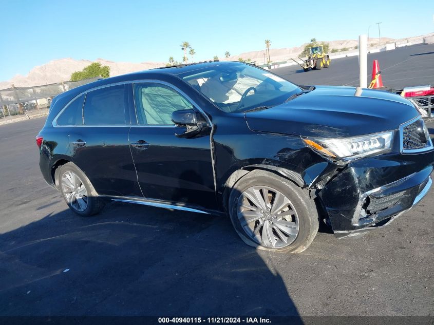 2017 Acura Mdx Technology Package VIN: 5FRYD3H55HB011578 Lot: 40940115