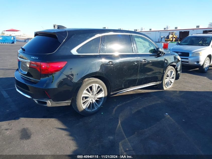 VIN 5FRYD3H55HB011578 2017 ACURA MDX no.4