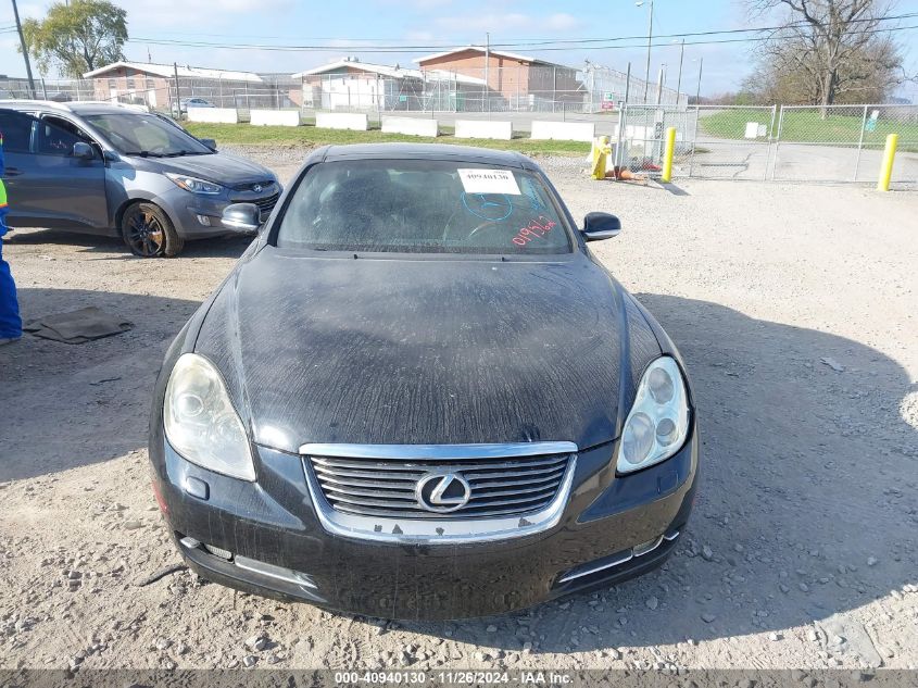 2008 Lexus Sc 430 VIN: JTHFN45Y489019562 Lot: 40940130