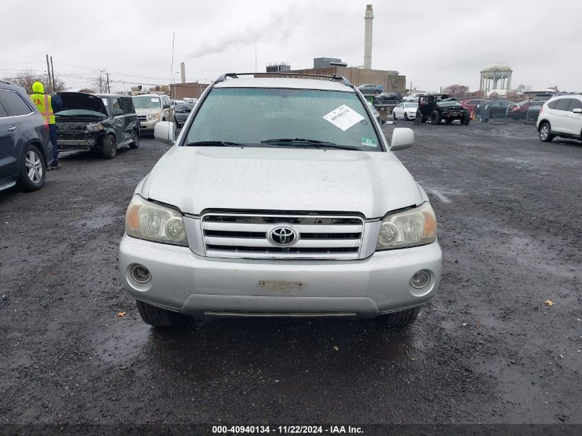 2004 Toyota Highlander V6 VIN: JTEDP21A440021743 Lot: 40940134