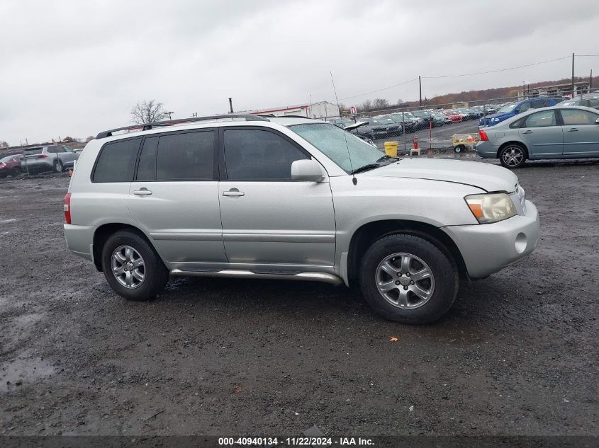 2004 Toyota Highlander V6 VIN: JTEDP21A440021743 Lot: 40940134