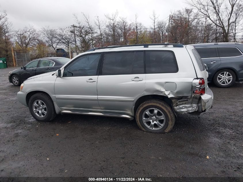 2004 Toyota Highlander V6 VIN: JTEDP21A440021743 Lot: 40940134