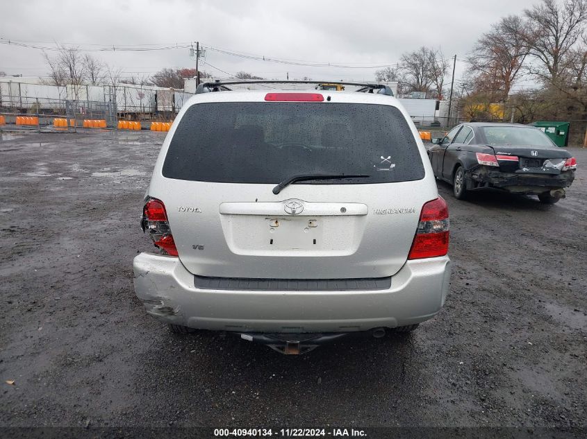 2004 Toyota Highlander V6 VIN: JTEDP21A440021743 Lot: 40940134