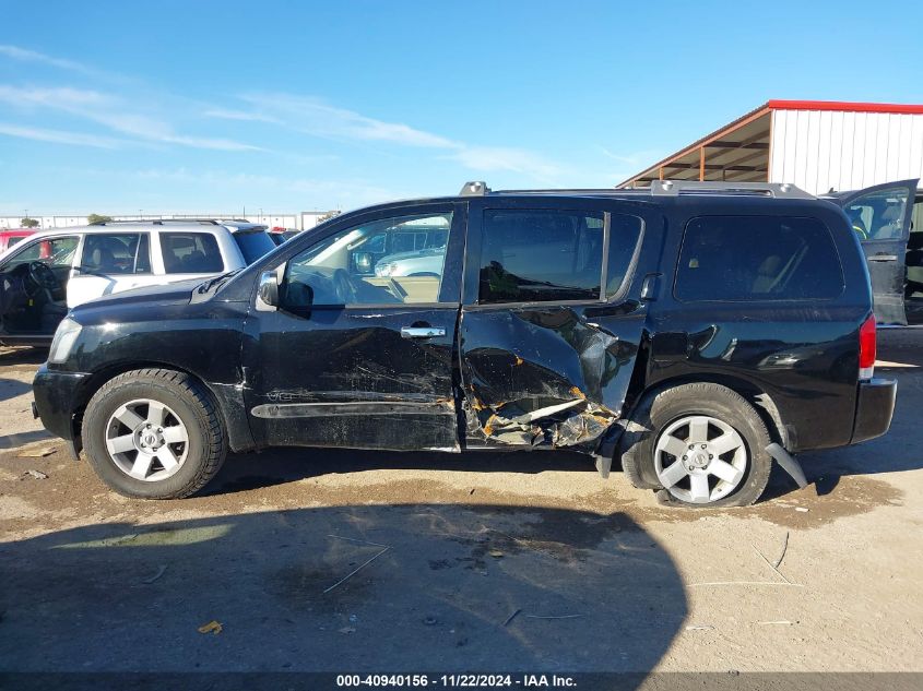 2007 Nissan Armada Le VIN: 5N1BA08A27N711002 Lot: 40940156