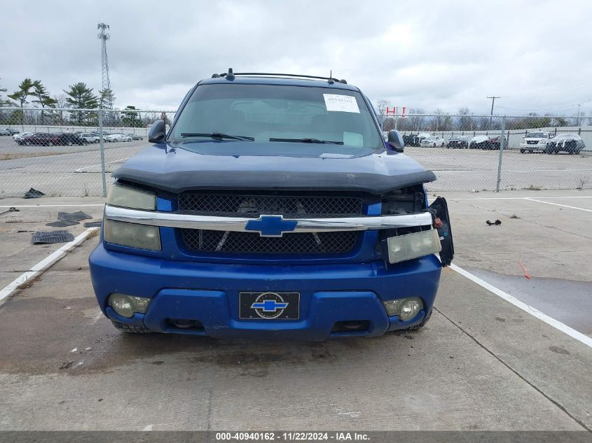 2003 Chevrolet Avalanche 1500 VIN: 3GNEK13T43G117910 Lot: 40940162