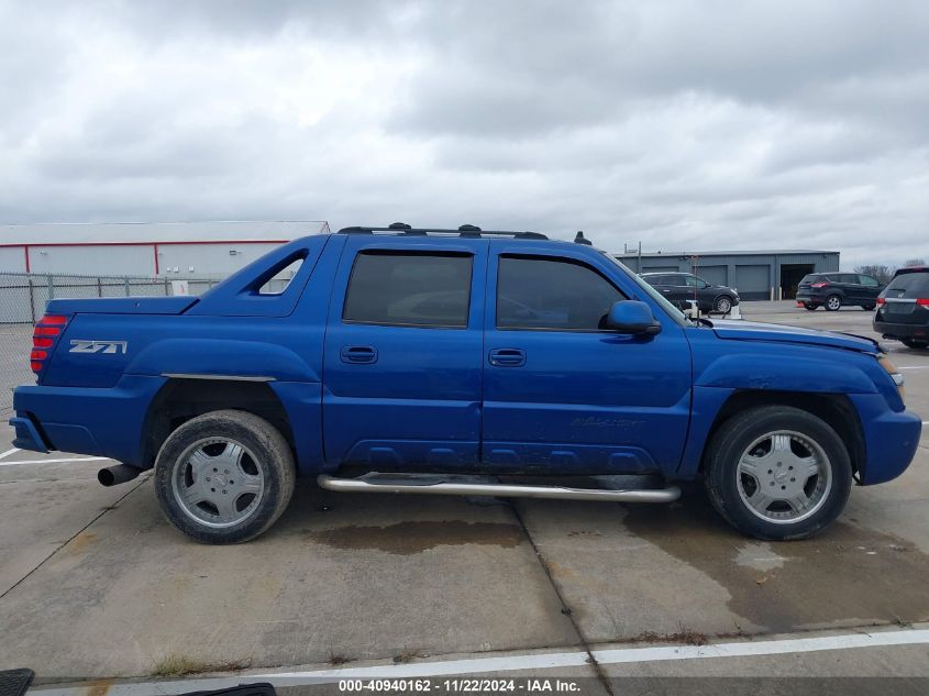 2003 Chevrolet Avalanche 1500 VIN: 3GNEK13T43G117910 Lot: 40940162