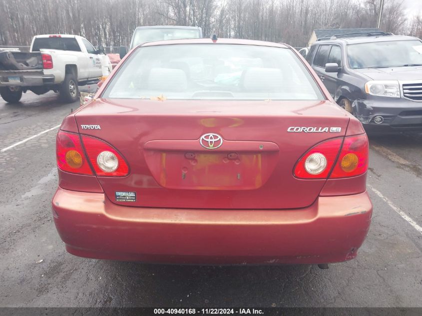 2004 Toyota Corolla Le VIN: 2T1BR38E54C311466 Lot: 40940168