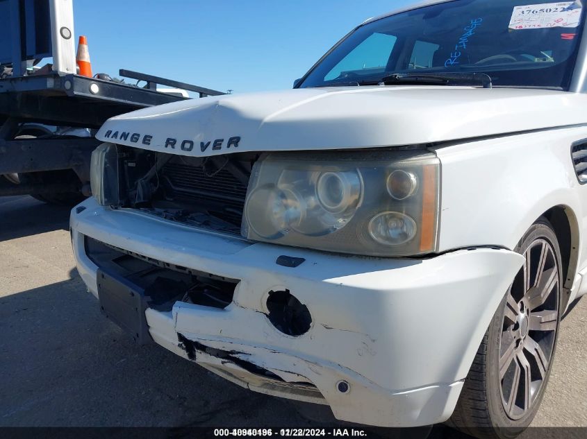 2006 Land Rover Range Rover Sport Hse VIN: SALSF25436A910204 Lot: 40940196