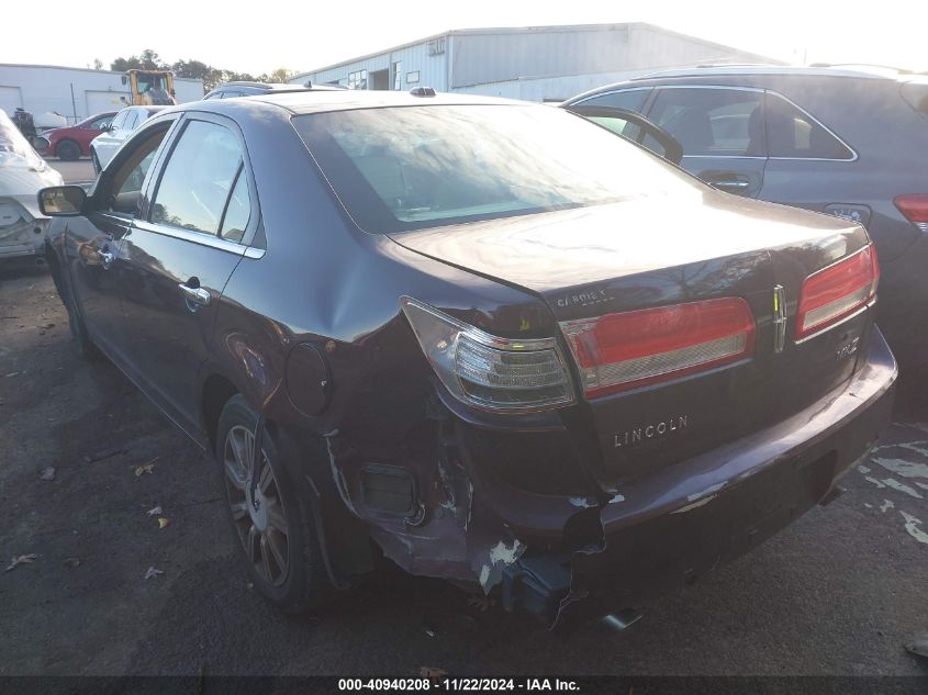 2012 Lincoln Mkz VIN: 3LNHL2GC5CR829345 Lot: 40940208