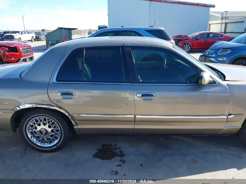 2001 Mercury Grand Marquis Gs VIN: 2MEFM74W11X689456 Lot: 40940216