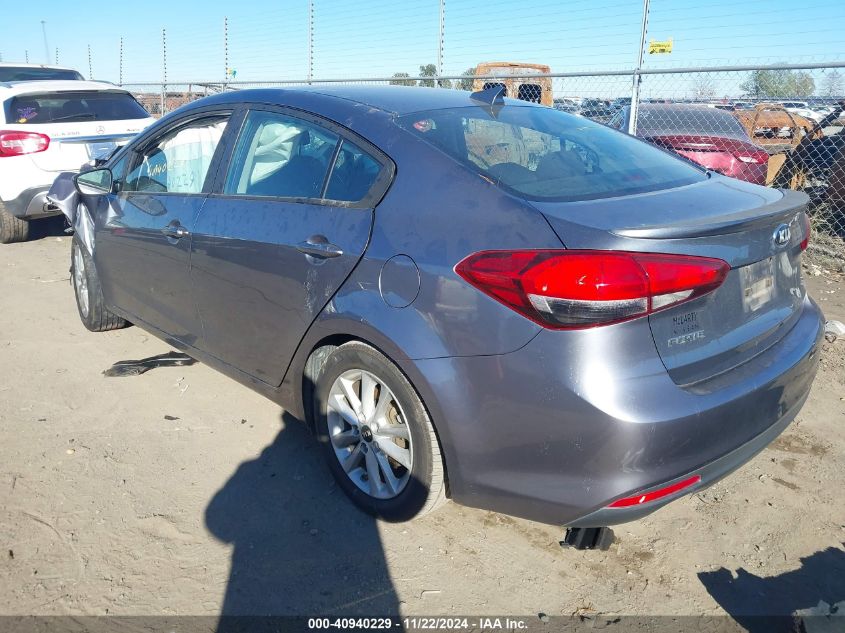 2017 Kia Forte S VIN: 3KPFL4A77HE039966 Lot: 40940229