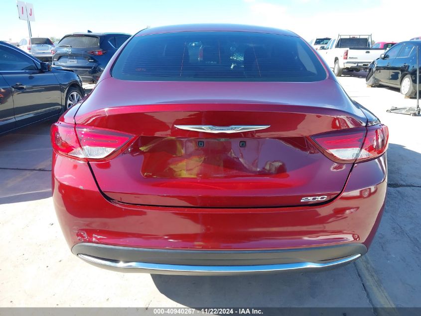 2015 Chrysler 200 Limited VIN: 1C3CCCAB9FN699442 Lot: 40940267