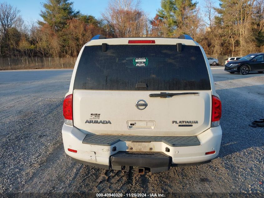 2010 Nissan Armada Platinum VIN: 5N1BA0NF3AN618271 Lot: 40940320