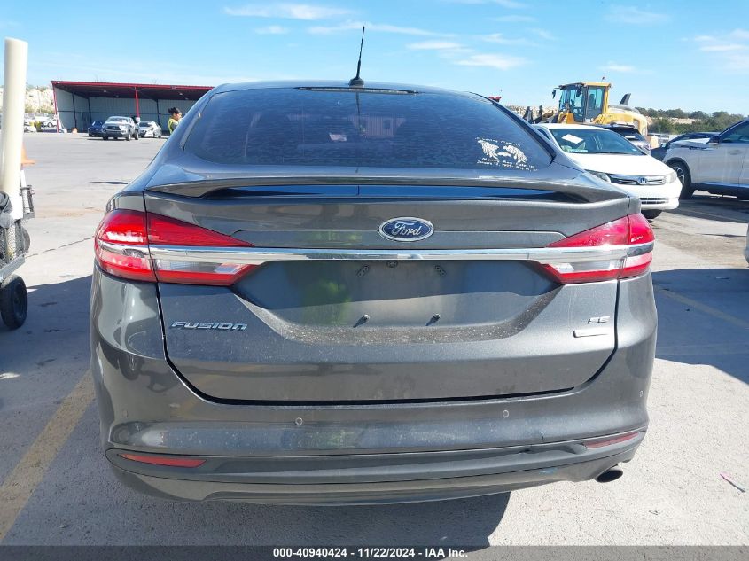 2018 Ford Fusion Se VIN: 3FA6P0HD0JR261925 Lot: 40940424