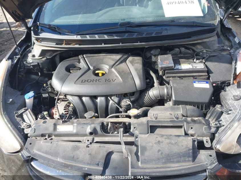 2011 HYUNDAI ELANTRA VIN: KMHDH4AE9BU146223