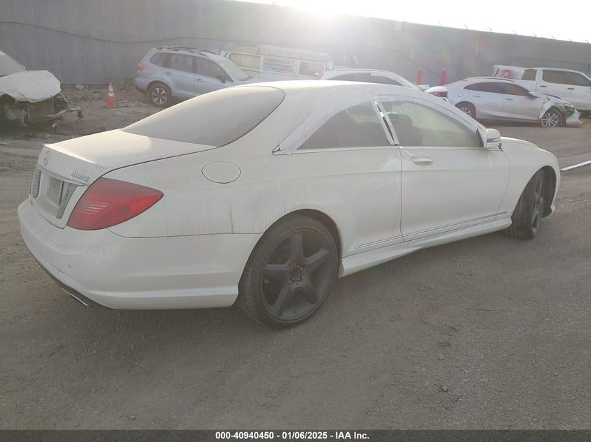 Vin: wddej9ebxca028927, lot: 41430224, mercedes-benz cl 550 4matic 20124