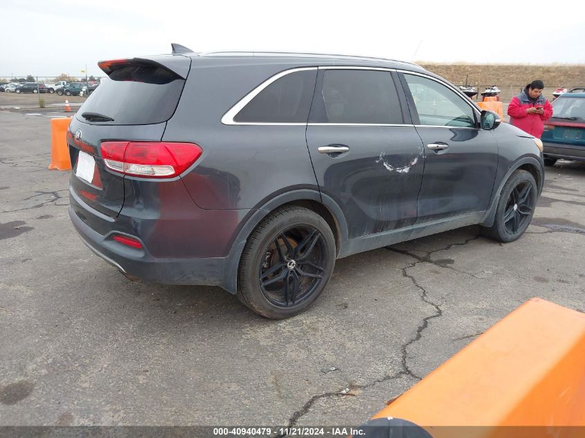 2017 Kia Sorento 2.0T Ex VIN: 5XYPH4A1XHG254049 Lot: 40940479