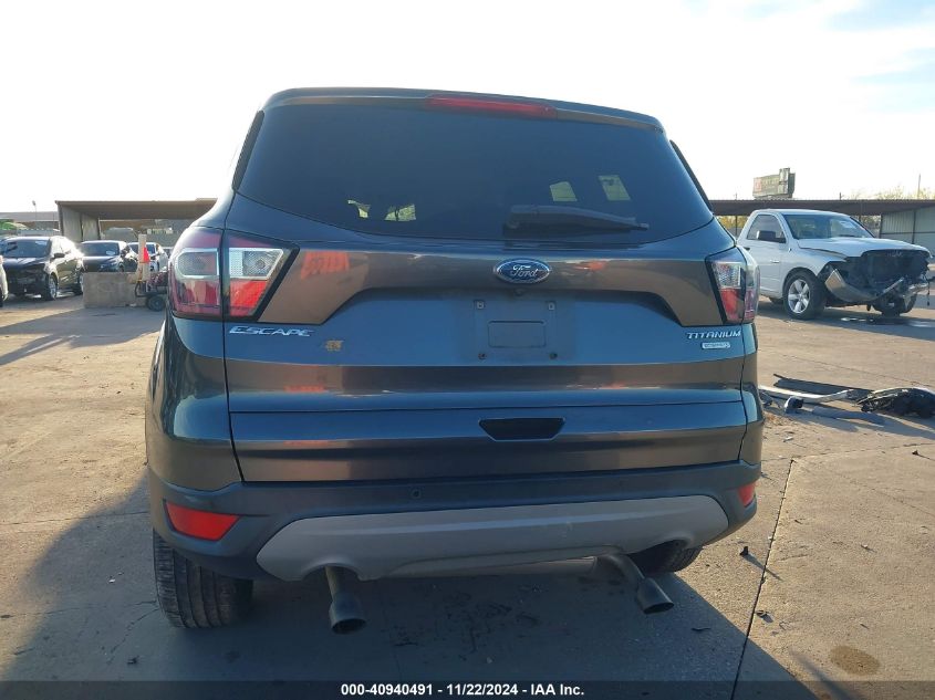 2017 Ford Escape Titanium VIN: 1FMCU0JD2HUB79693 Lot: 40940491