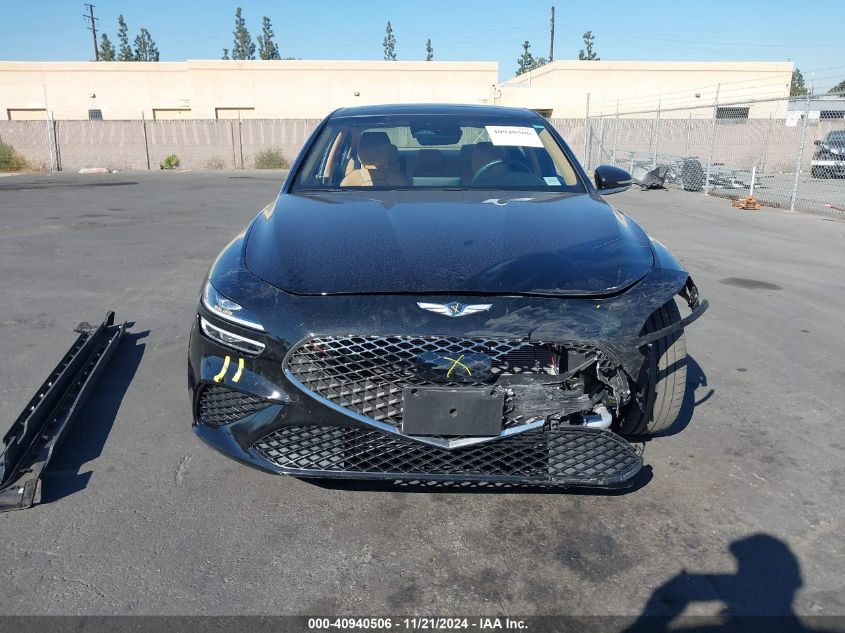 2022 Genesis G70 2.0T Rwd VIN: KMTG34TA5NU092337 Lot: 40940506