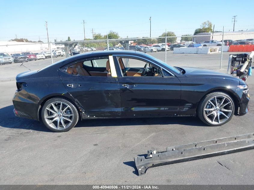 2022 GENESIS G70 2.0T RWD KMTG34TA5NU092337