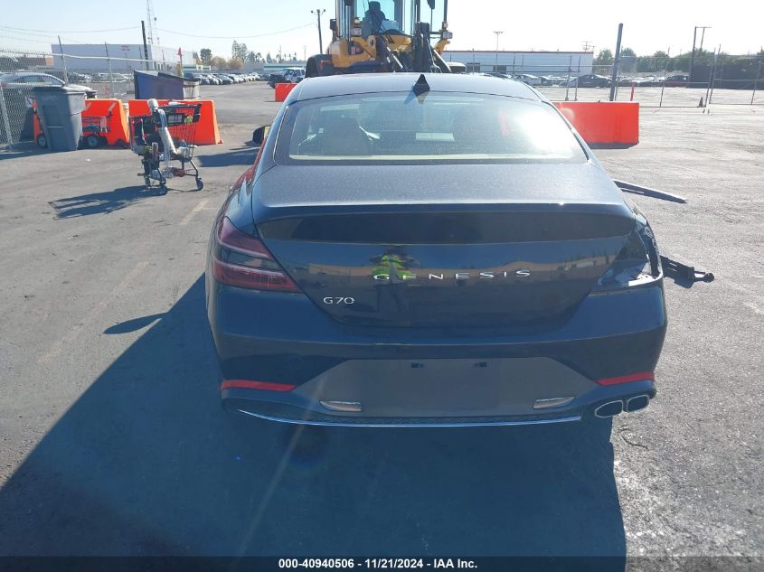 2022 GENESIS G70 2.0T RWD KMTG34TA5NU092337