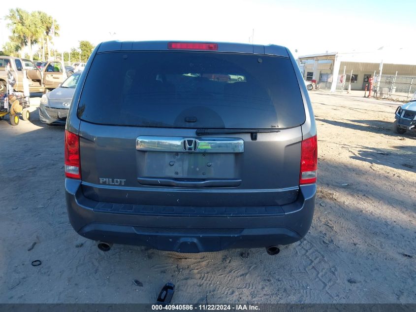 2014 Honda Pilot Ex VIN: 5FNYF3H46EB024208 Lot: 40940586