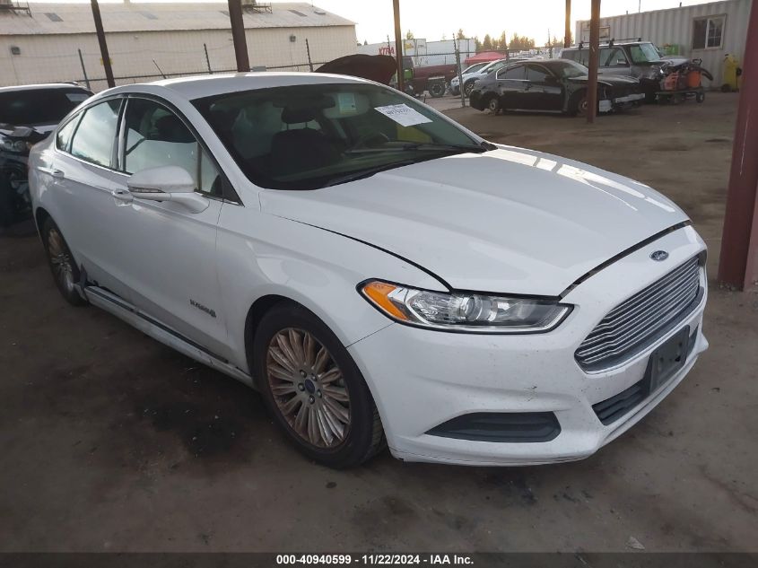 2016 Ford Fusion Hybrid Se VIN: 3FA6P0LU7GR283291 Lot: 40940599