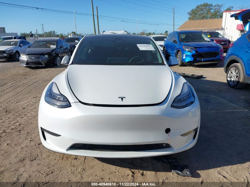 2021 Tesla Model Y Long Range Dual Motor All-Wheel Drive VIN: 5YJYGDEE8MF115429 Lot: 40940610