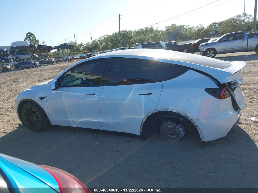 2021 TESLA MODEL Y LONG RANGE DUAL MOTOR ALL-WHEEL DRIVE - 5YJYGDEE8MF115429