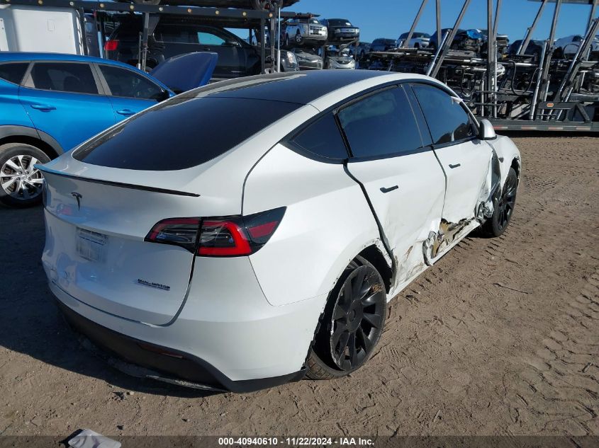 2021 TESLA MODEL Y LONG RANGE DUAL MOTOR ALL-WHEEL DRIVE - 5YJYGDEE8MF115429