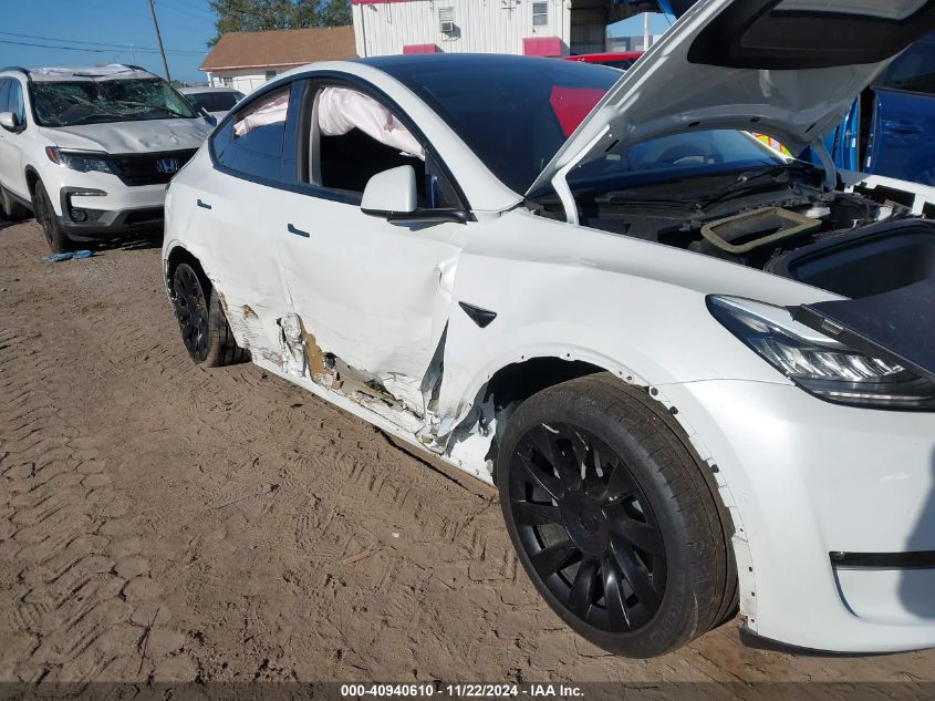 2021 TESLA MODEL Y LONG RANGE DUAL MOTOR ALL-WHEEL DRIVE - 5YJYGDEE8MF115429