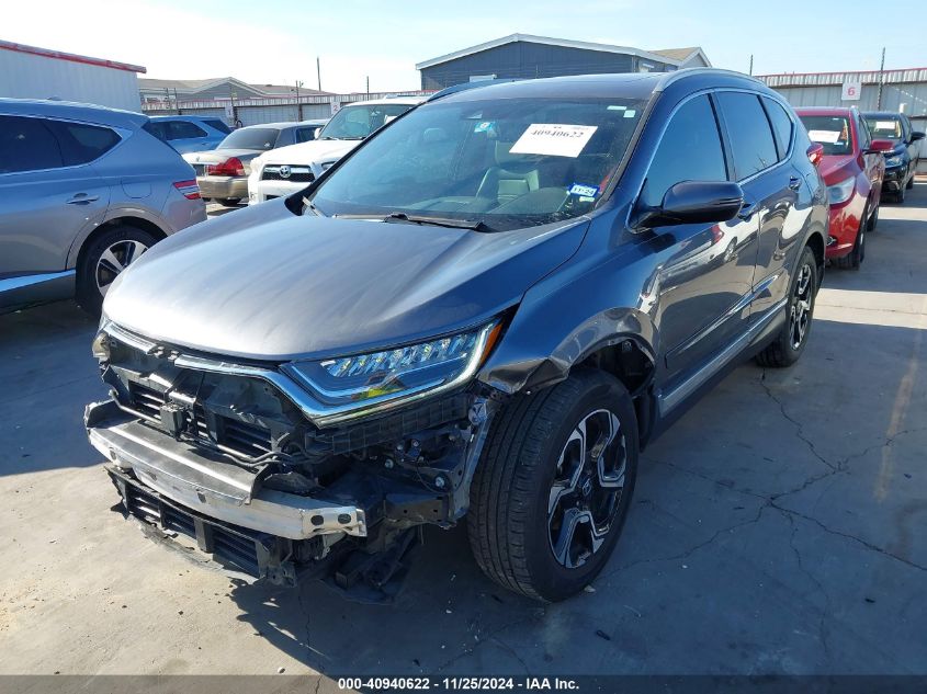 VIN 7FARW1H90JE003857 2018 Honda CR-V, Touring no.2