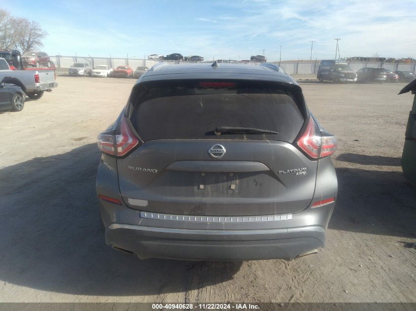 2015 Nissan Murano Platinum/S/Sl/Sv VIN: 5N1AZ2MH7FN246850 Lot: 40940628