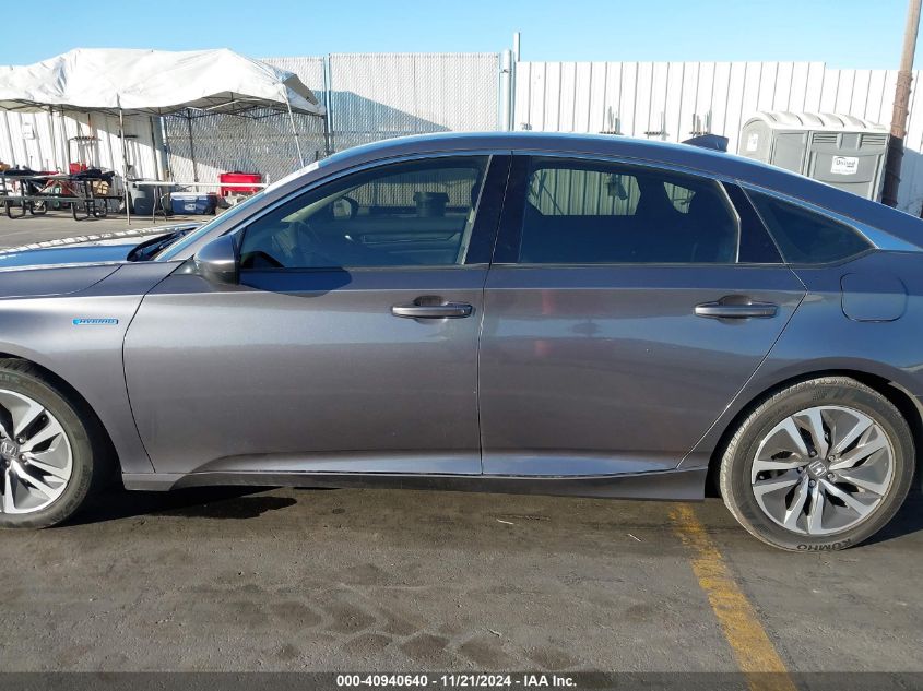 2021 Honda Accord Hybrid VIN: 1HGCV3F17MA001938 Lot: 40940640