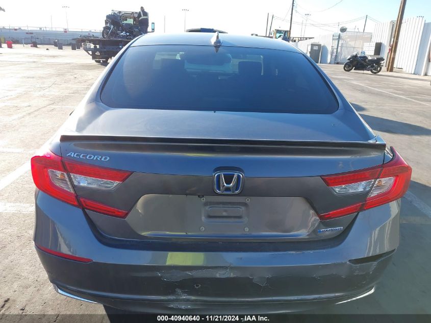 2021 Honda Accord Hybrid VIN: 1HGCV3F17MA001938 Lot: 40940640