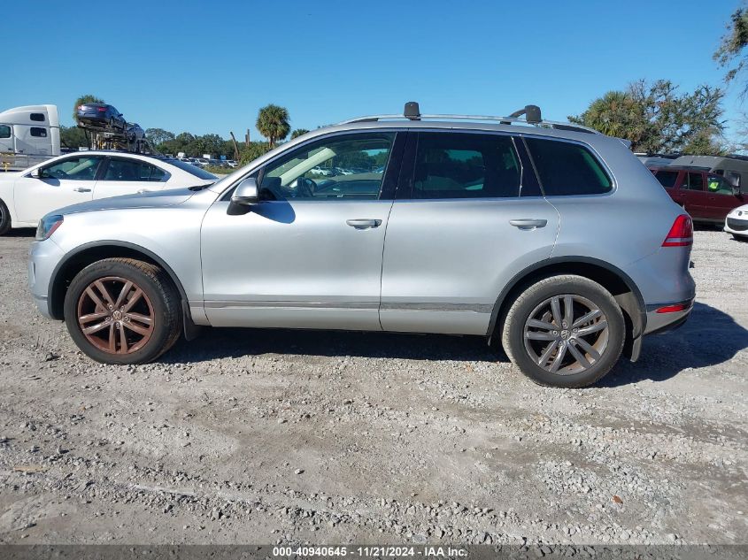 2016 VOLKSWAGEN TOUAREG VR6 LUX - WVGEF9BPXGD007796