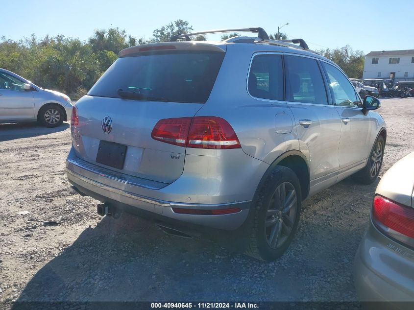 2016 Volkswagen Touareg Vr6 Lux VIN: WVGEF9BPXGD007796 Lot: 40940645