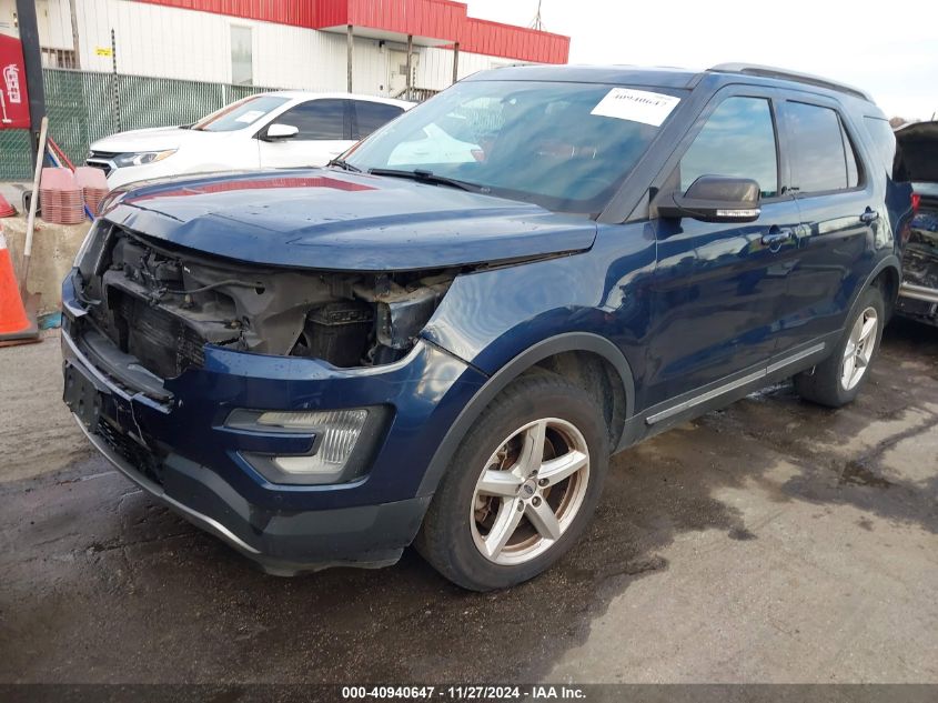 VIN 1FM5K8DH4GGC63667 2016 Ford Explorer, Xlt no.2