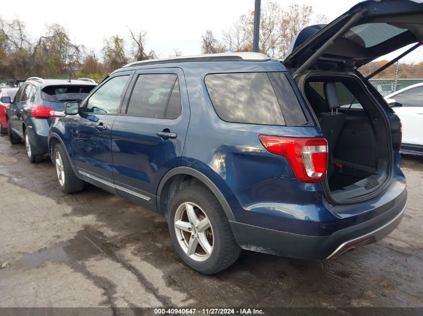 VIN 1FM5K8DH4GGC63667 2016 Ford Explorer, Xlt no.3