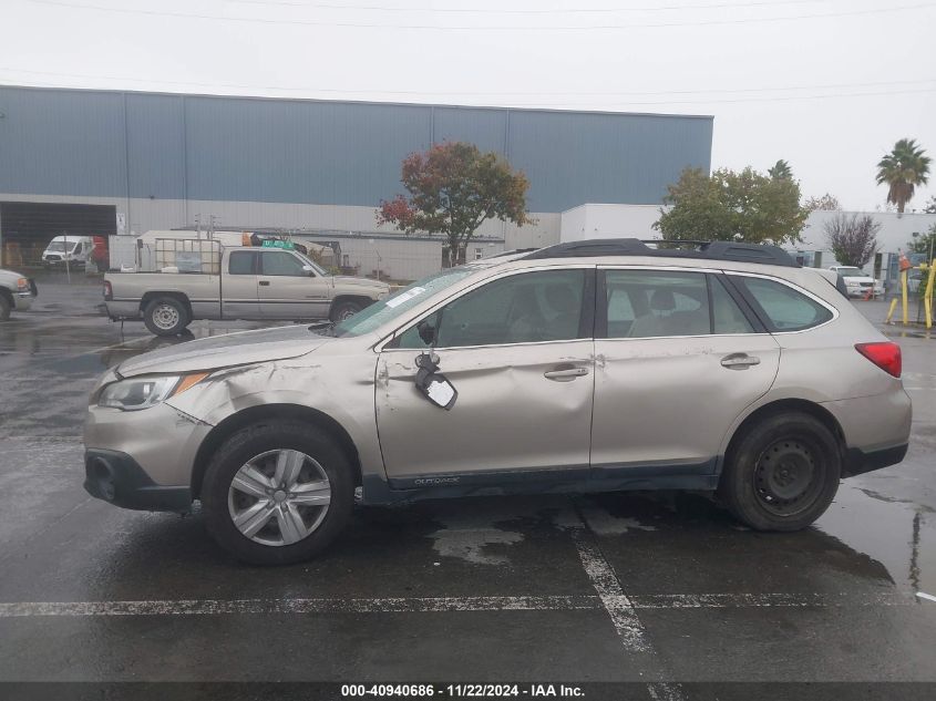 2015 SUBARU OUTBACK 2.5I - 4S4BSAACXF3239186