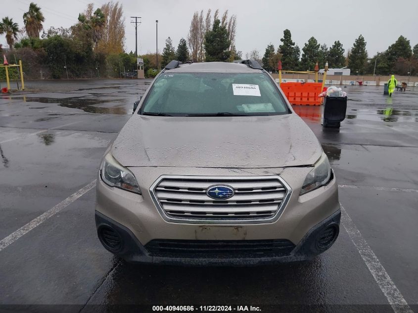 2015 Subaru Outback 2.5I VIN: 4S4BSAACXF3239186 Lot: 40940686